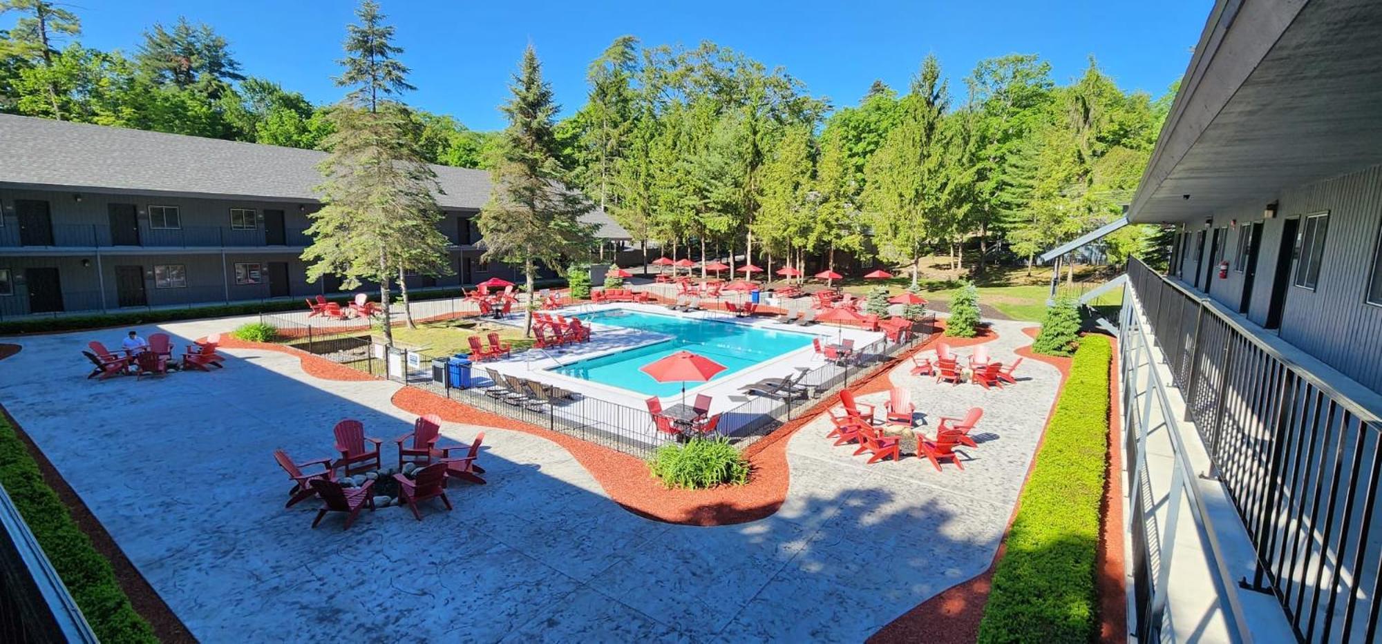 The Stone Gate Resort Lake George Exterior foto